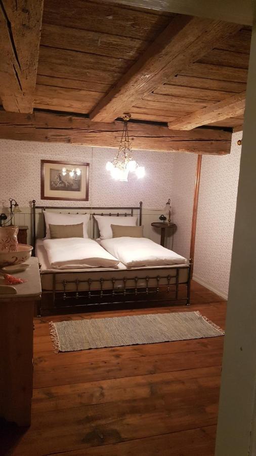 Historisches Fachwerkhaus "Hoher Hirschen" - Stilvolles Studio Und Museales Apartment Mit Romantischem Hof Und Garten Ludwigshafen am Bodensee Kültér fotó